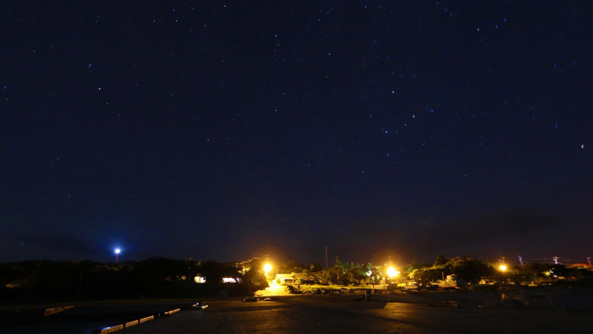 鳩間島の夜景