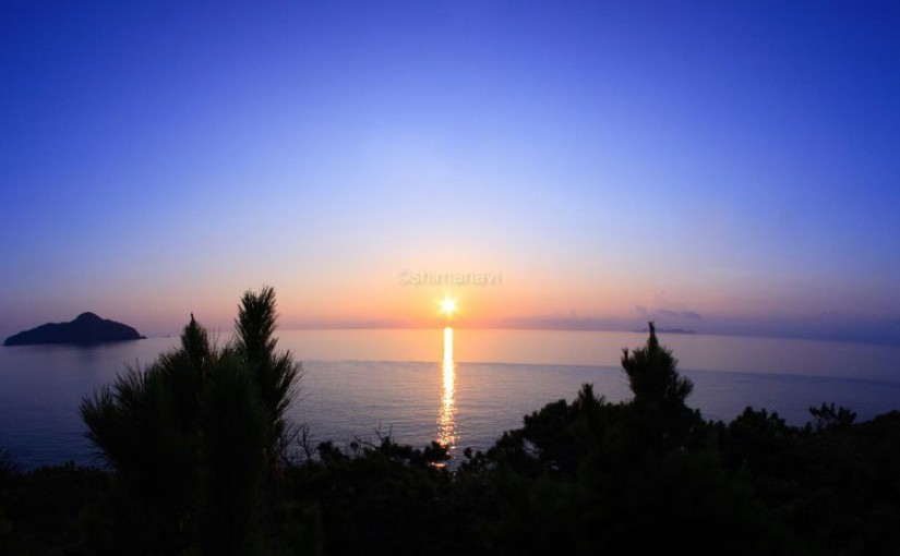 女瀬の崎展望台（夕日）